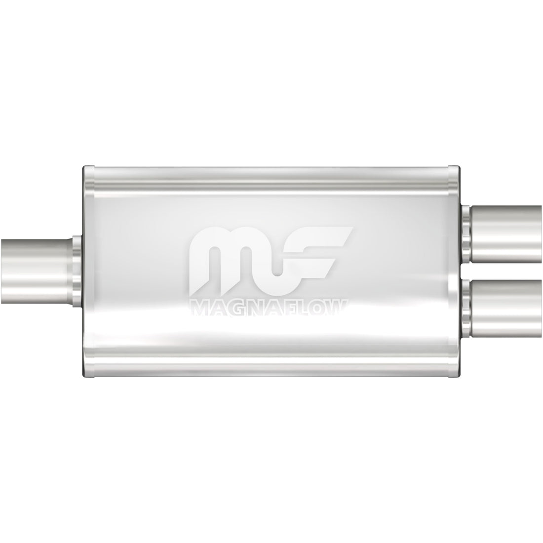 MagnaFlow Exhaust Products Exhaust MagnaFlow Exhaust Products 11148 - Straight-Through Performance Muffler; 2.25/2in. Center/Dual; 3.5x14x7 Body