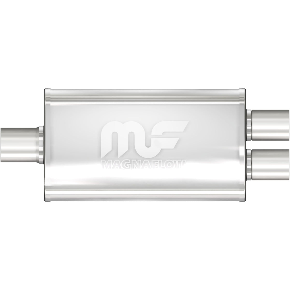 MagnaFlow Exhaust Products Exhaust MagnaFlow Exhaust Products 11148 - Straight-Through Performance Muffler; 2.25/2in. Center/Dual; 3.5x14x7 Body