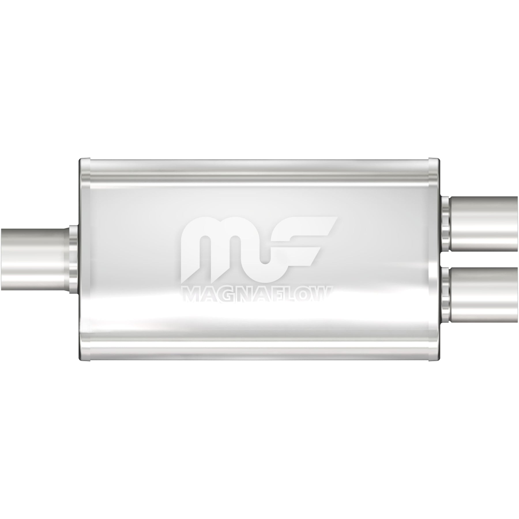 MagnaFlow Exhaust Products Exhaust MagnaFlow Exhaust Products 11148 - Straight-Through Performance Muffler; 2.25/2in. Center/Dual; 3.5x14x7 Body