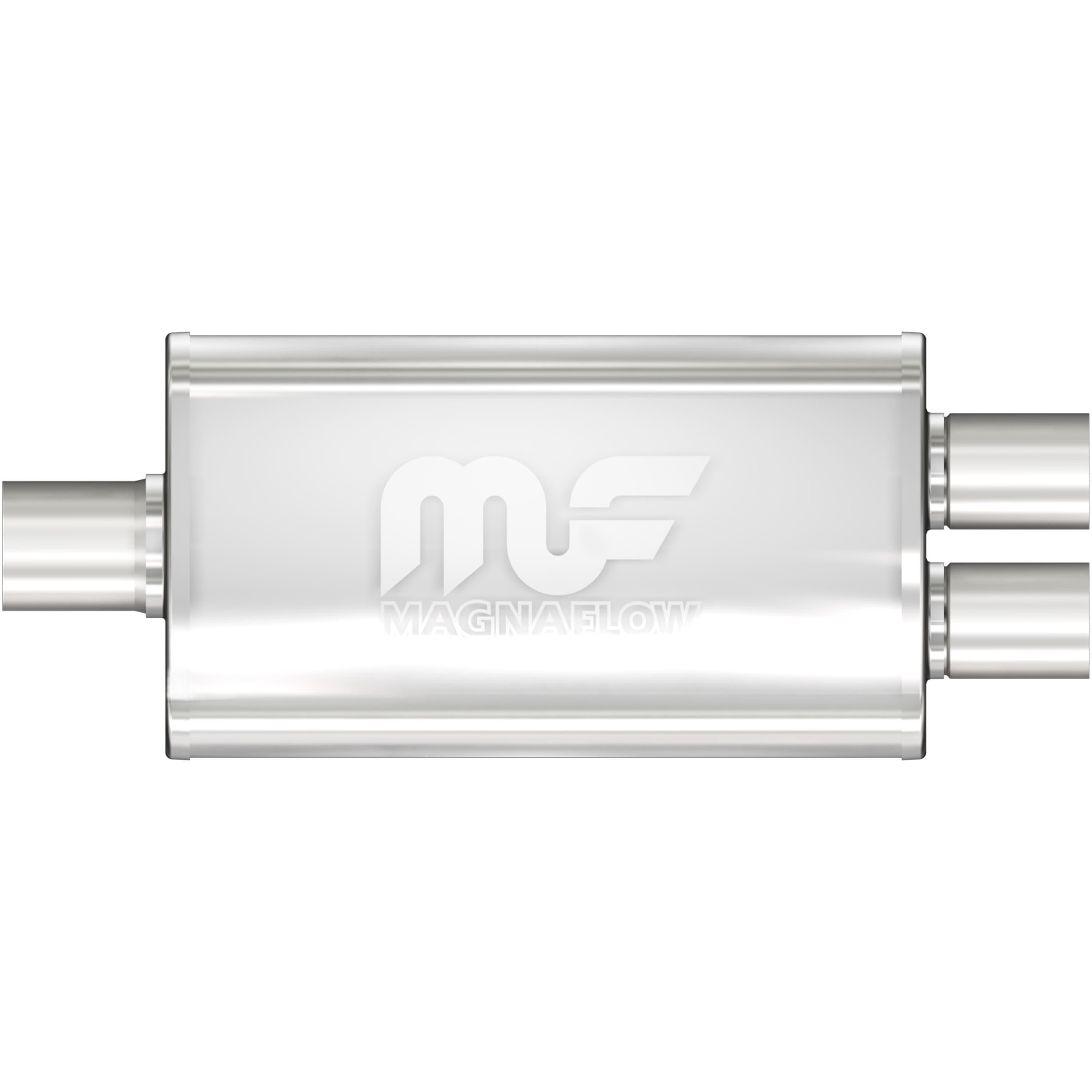 MagnaFlow Exhaust Products Exhaust MagnaFlow Exhaust Products 11148 - Straight-Through Performance Muffler; 2.25/2in. Center/Dual; 3.5x14x7 Body