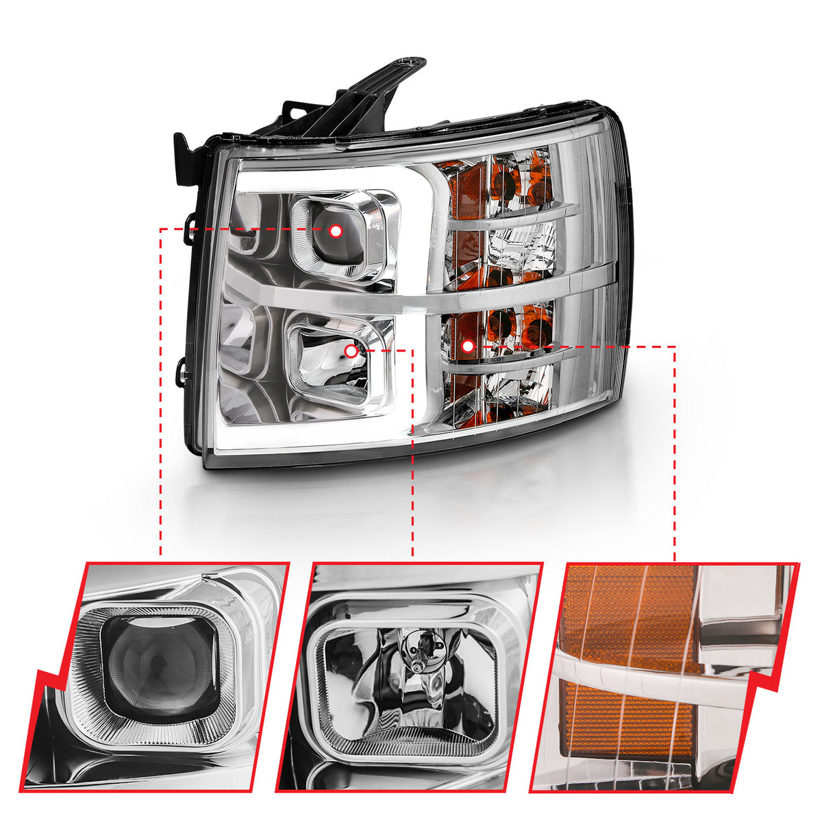 ANZO USA 111481 - Headlight Assembly