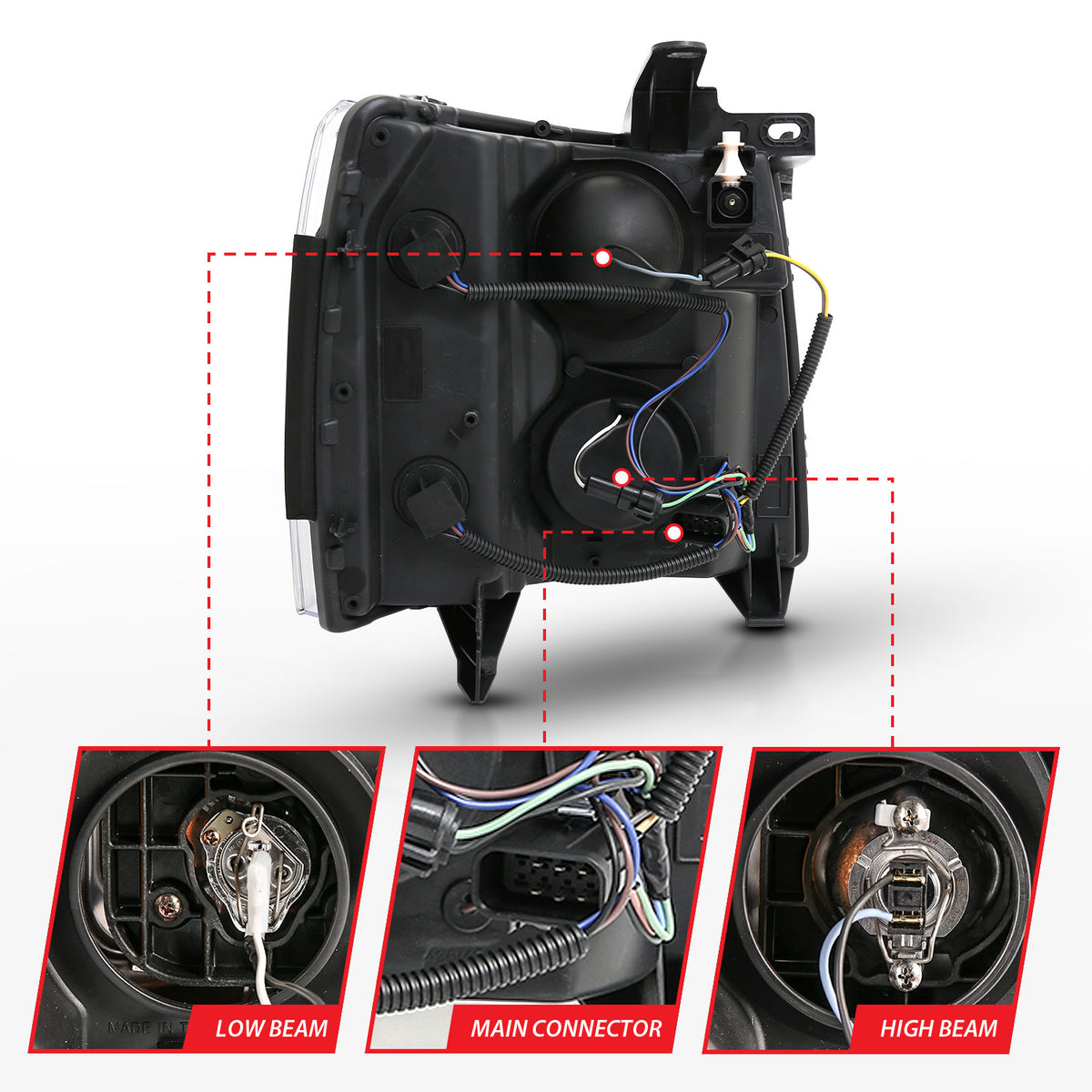 ANZO USA 111481 - Headlight Assembly