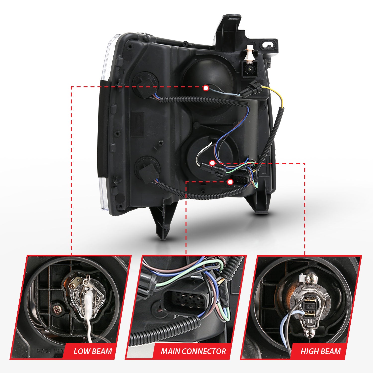 ANZO USA 111481 - Headlight Assembly
