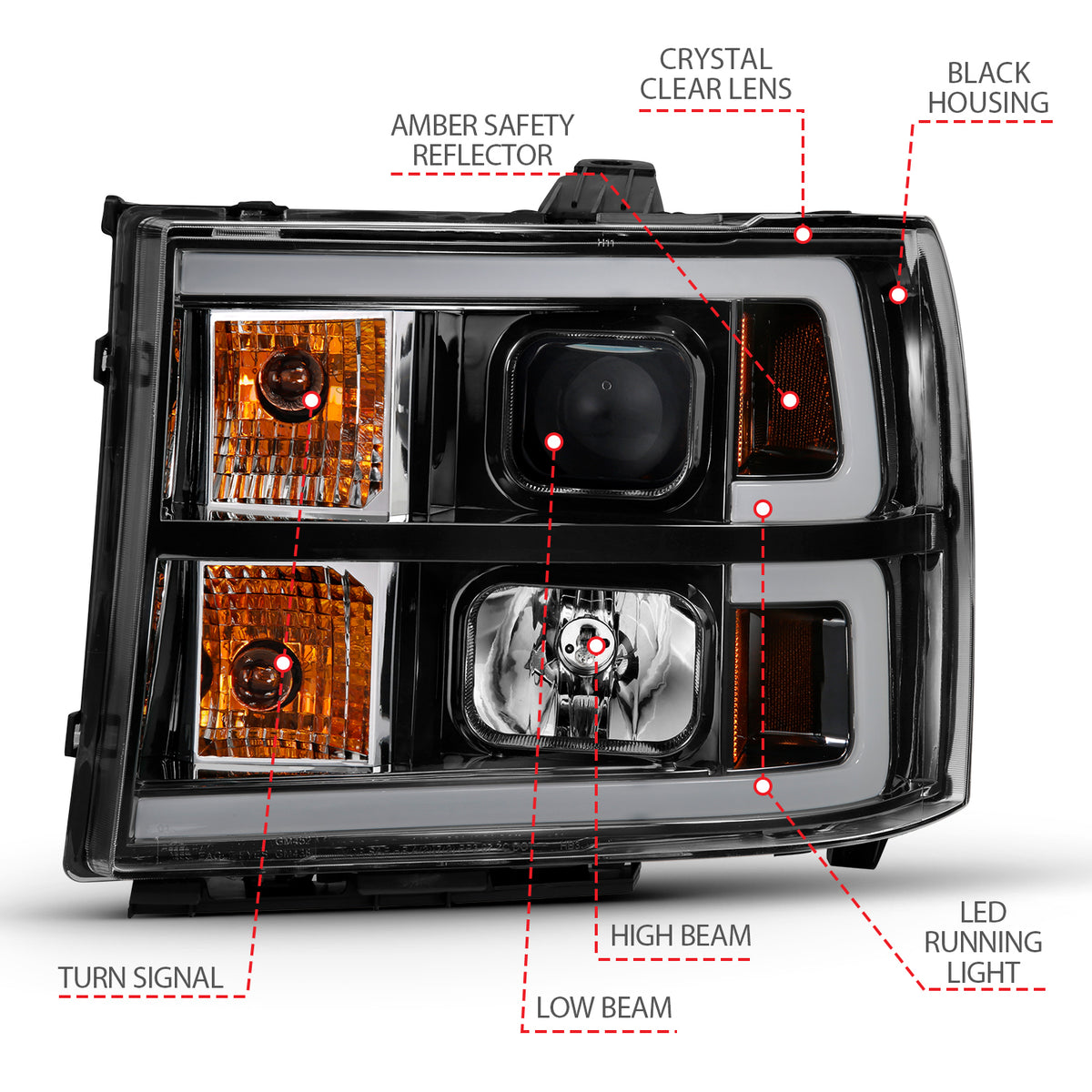 ANZO USA 111482 - Headlight Set