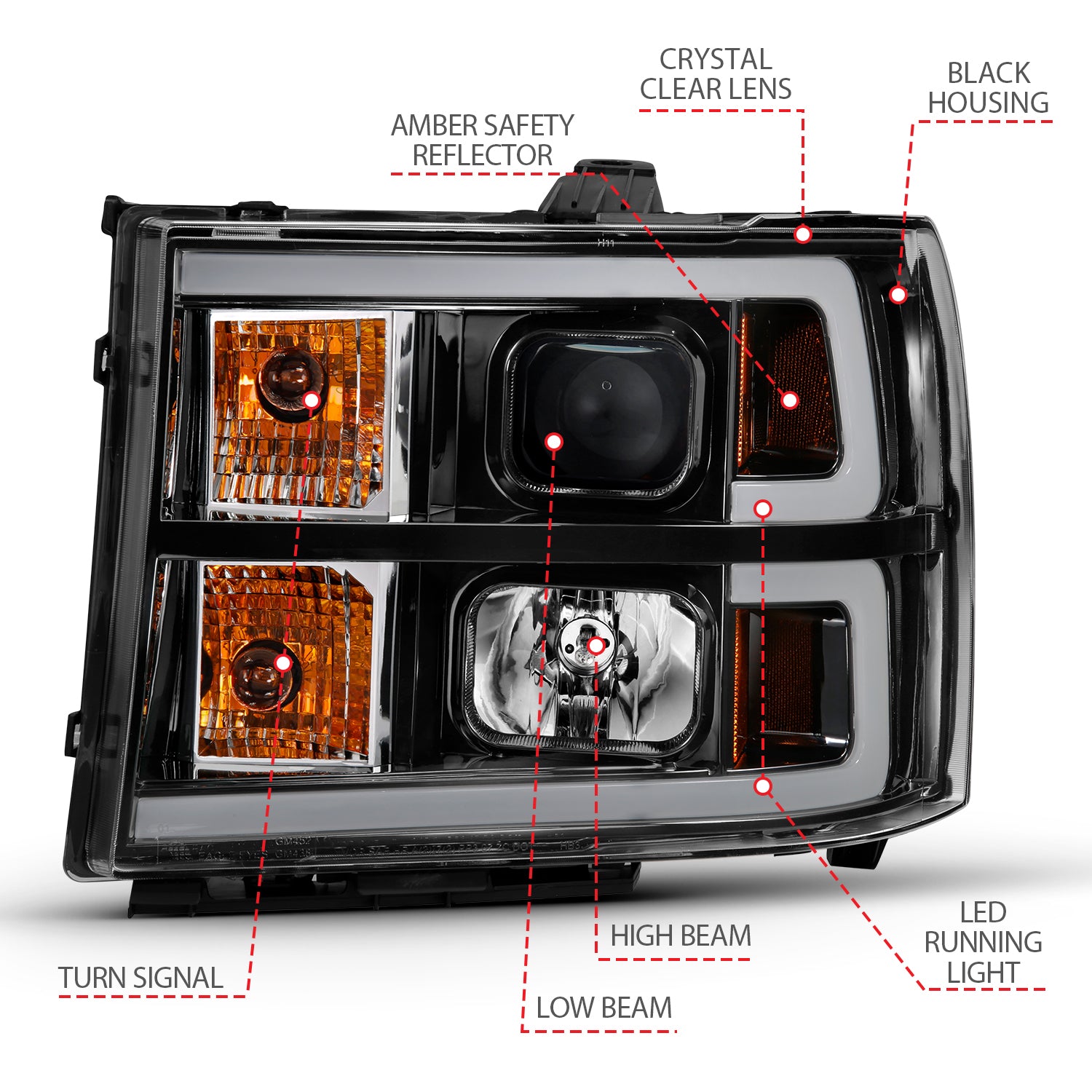 ANZO USA 111482 - Headlight Set