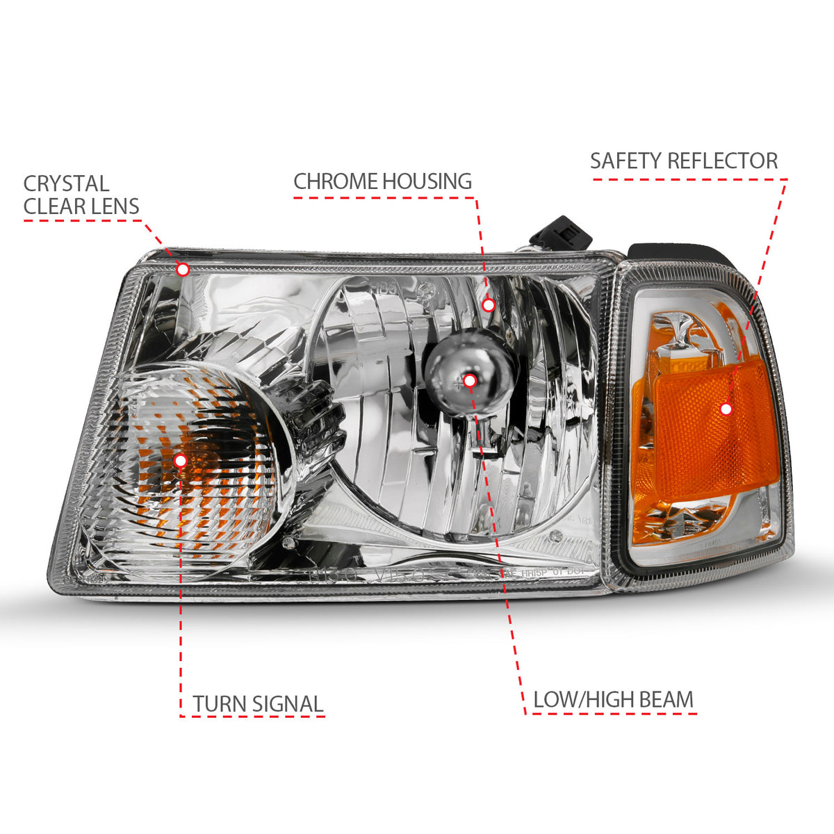ANZO USA 111484 - Headlight Set