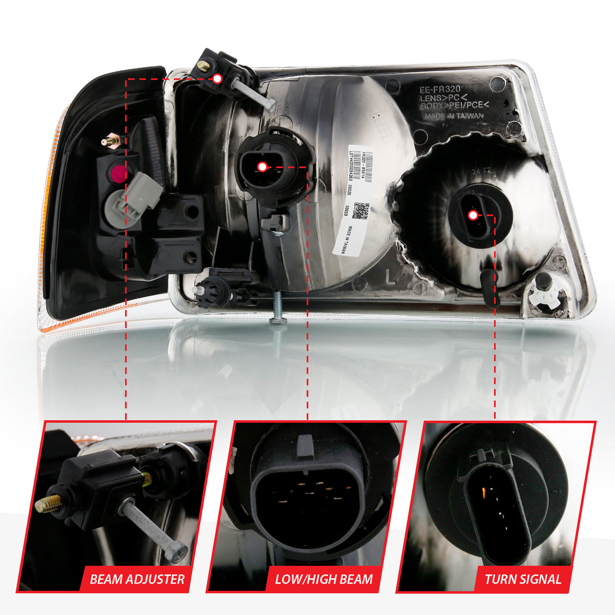 ANZO USA 111484 - Headlight Set