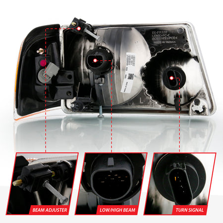 ANZO USA 111484 - Headlight Set