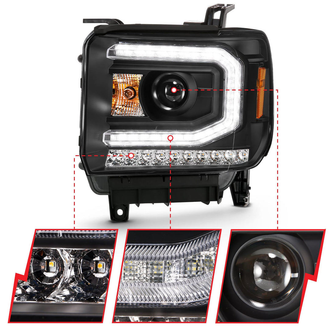 ANZO USA Electrical Lighting and Body ANZO USA 111485 Headlight Set