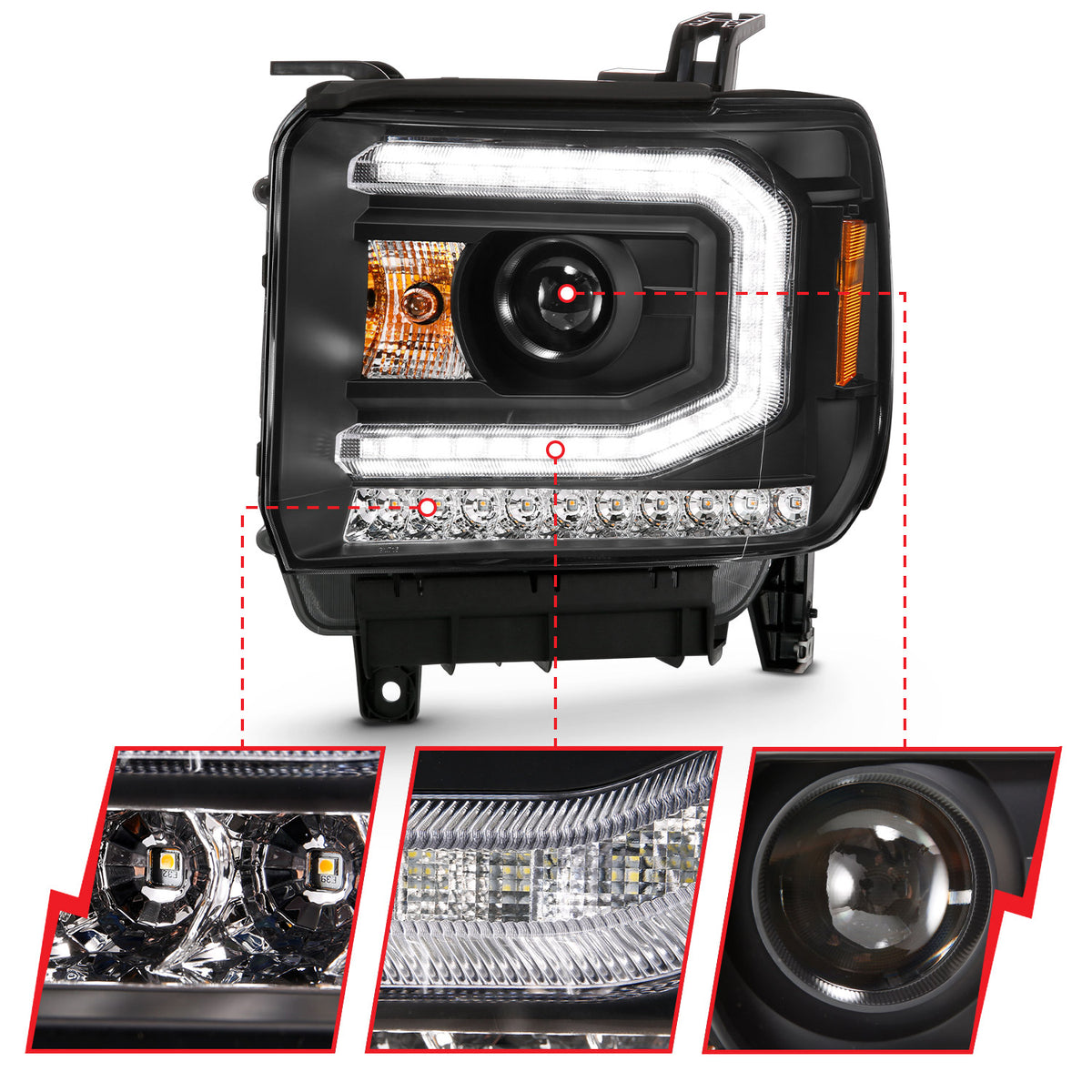 ANZO USA 111485 - Headlight Set