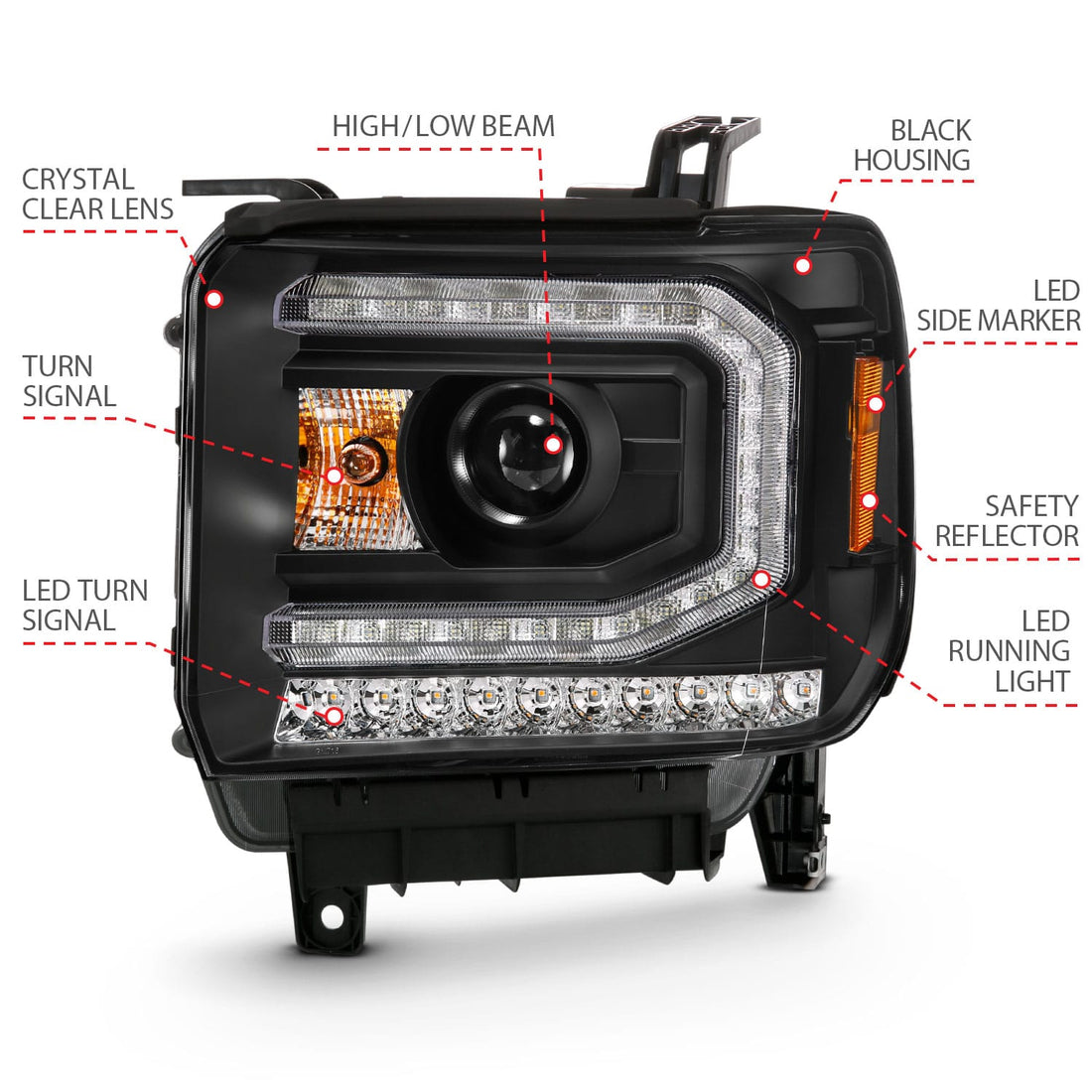 ANZO USA Electrical Lighting and Body ANZO USA 111485 Headlight Set