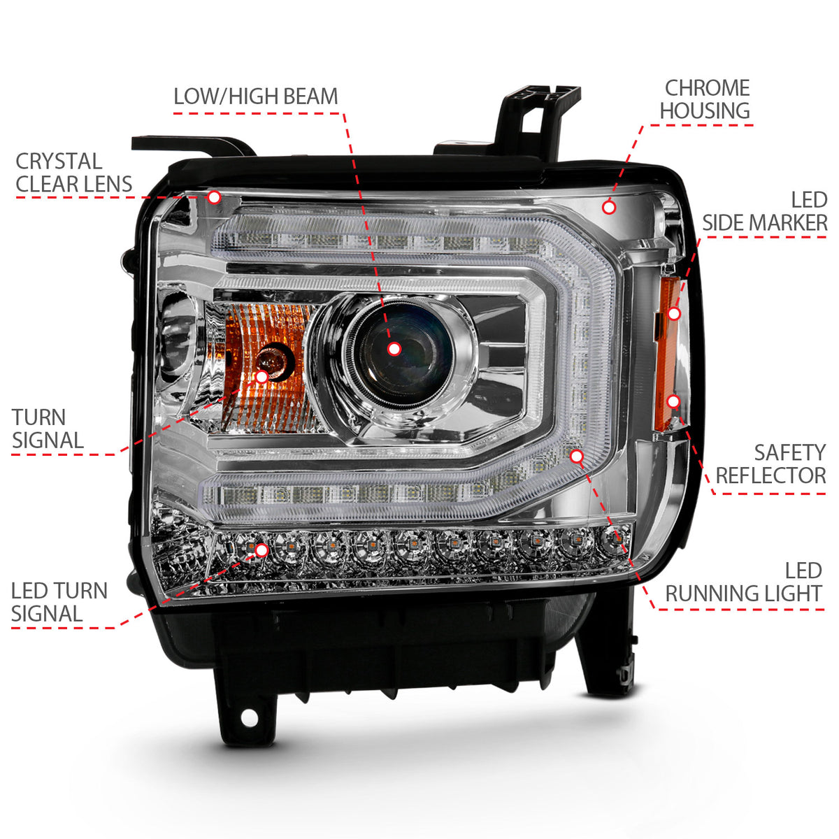 ANZO USA 111486 - Headlight Set