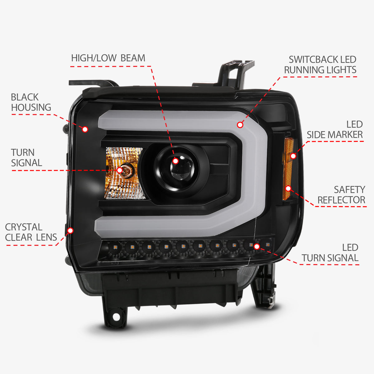 ANZO USA 111487 - Headlight Set