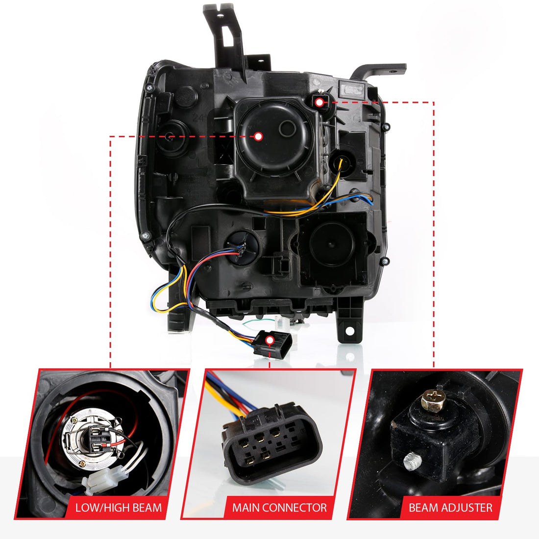 ANZO USA Electrical Lighting and Body ANZO USA 111487 Headlight Set