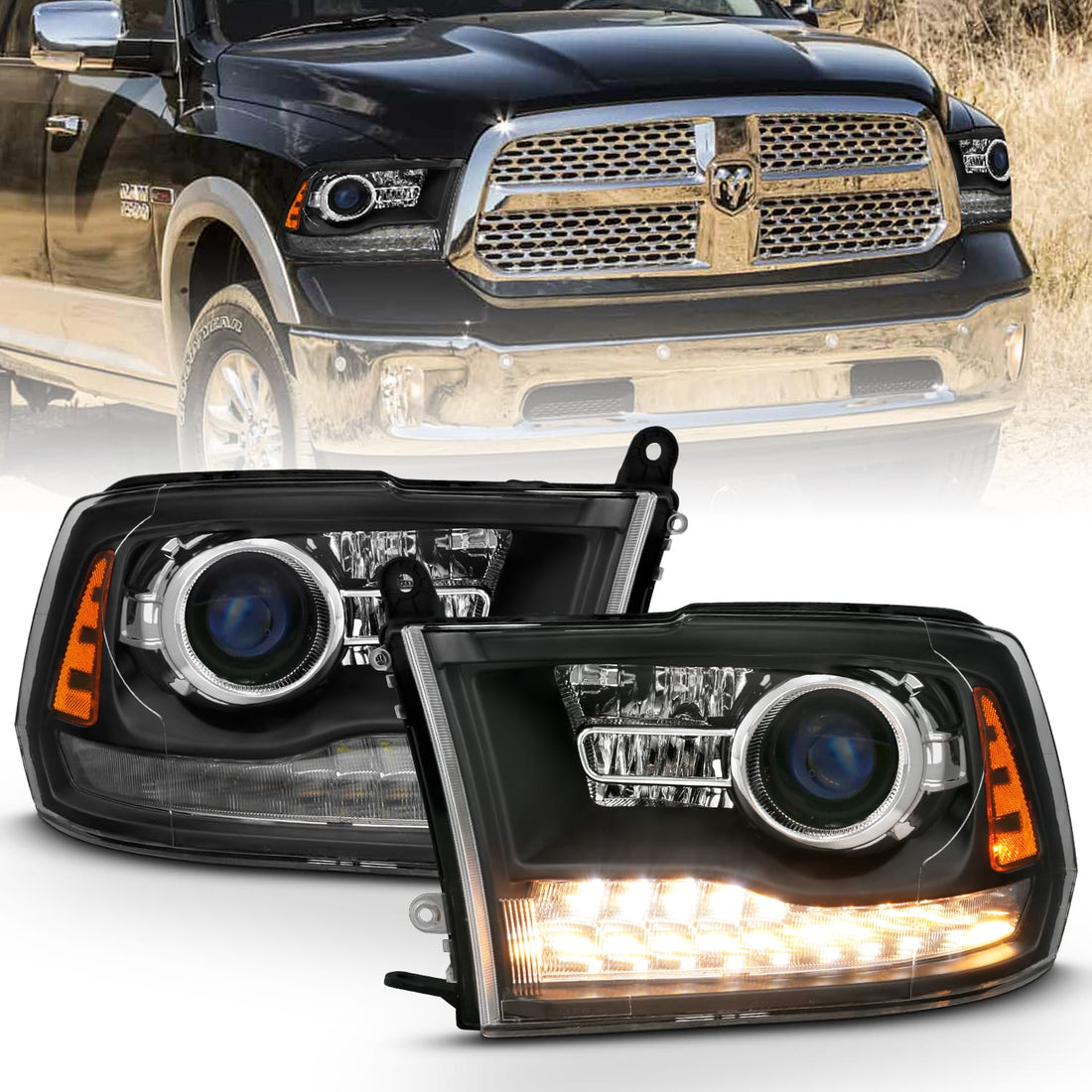 ANZO USA Electrical Lighting and Body ANZO USA 111489 Headlight Set