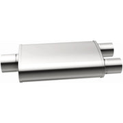 MagnaFlow Exhaust Products Exhaust MagnaFlow Exhaust Products 11148 - Straight-Through Performance Muffler; 2.25/2in. Center/Dual; 3.5x14x7 Body