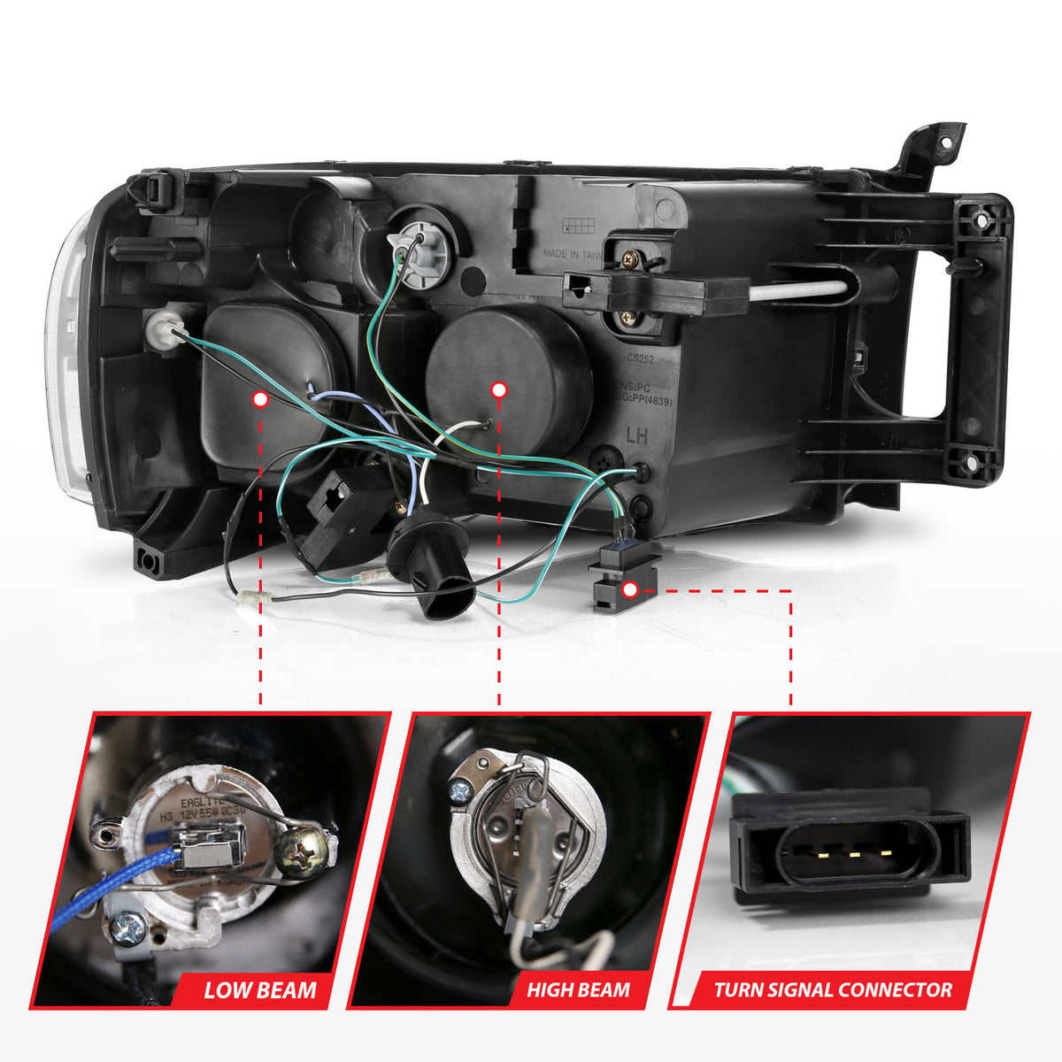 ANZO USA 111490 - Headlight Set