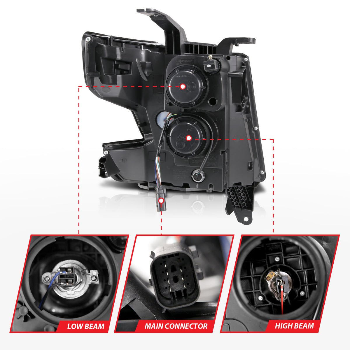 ANZO USA 111492 - Headlight Set