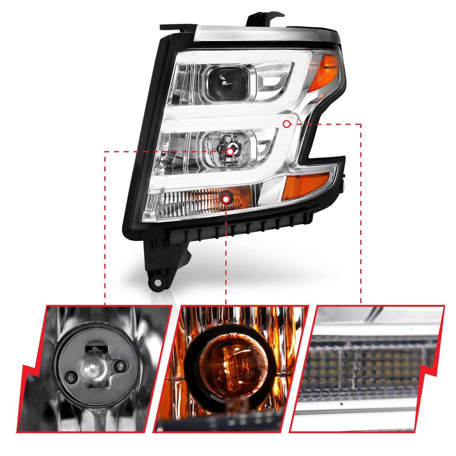 ANZO USA Electrical Lighting and Body ANZO USA 111493 Headlight Set