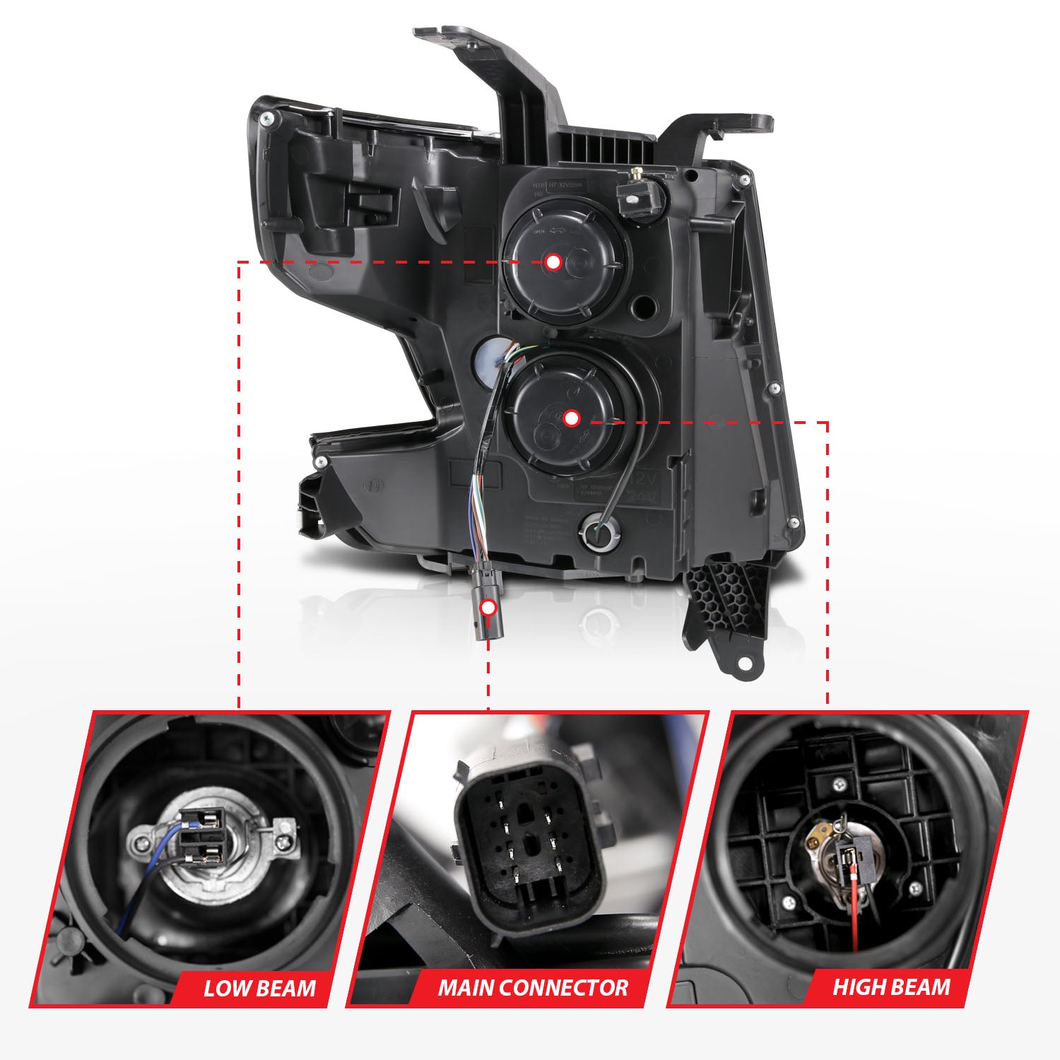 ANZO USA 111493 - Headlight Set