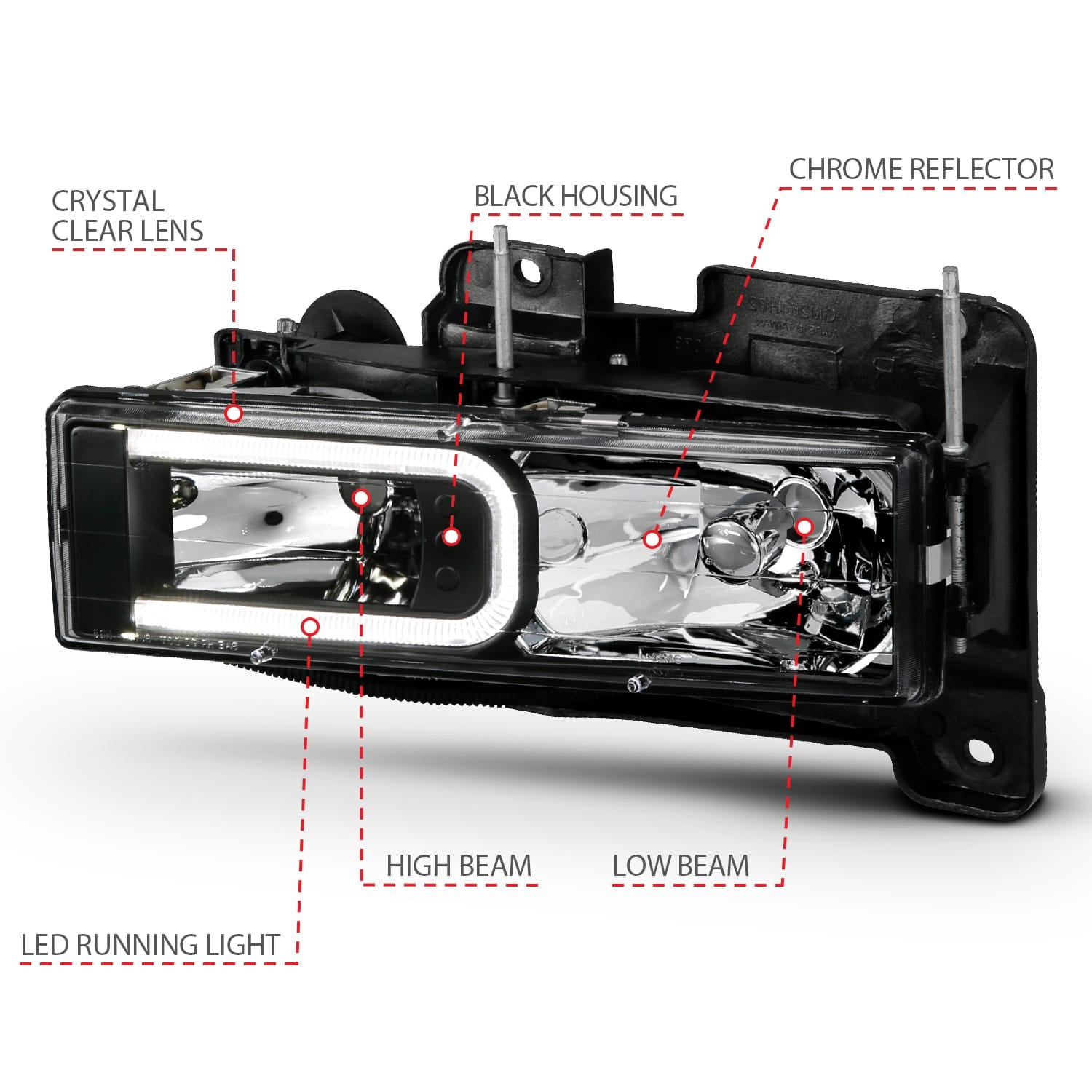 ANZO USA ANZO USA 111498 Headlight Set