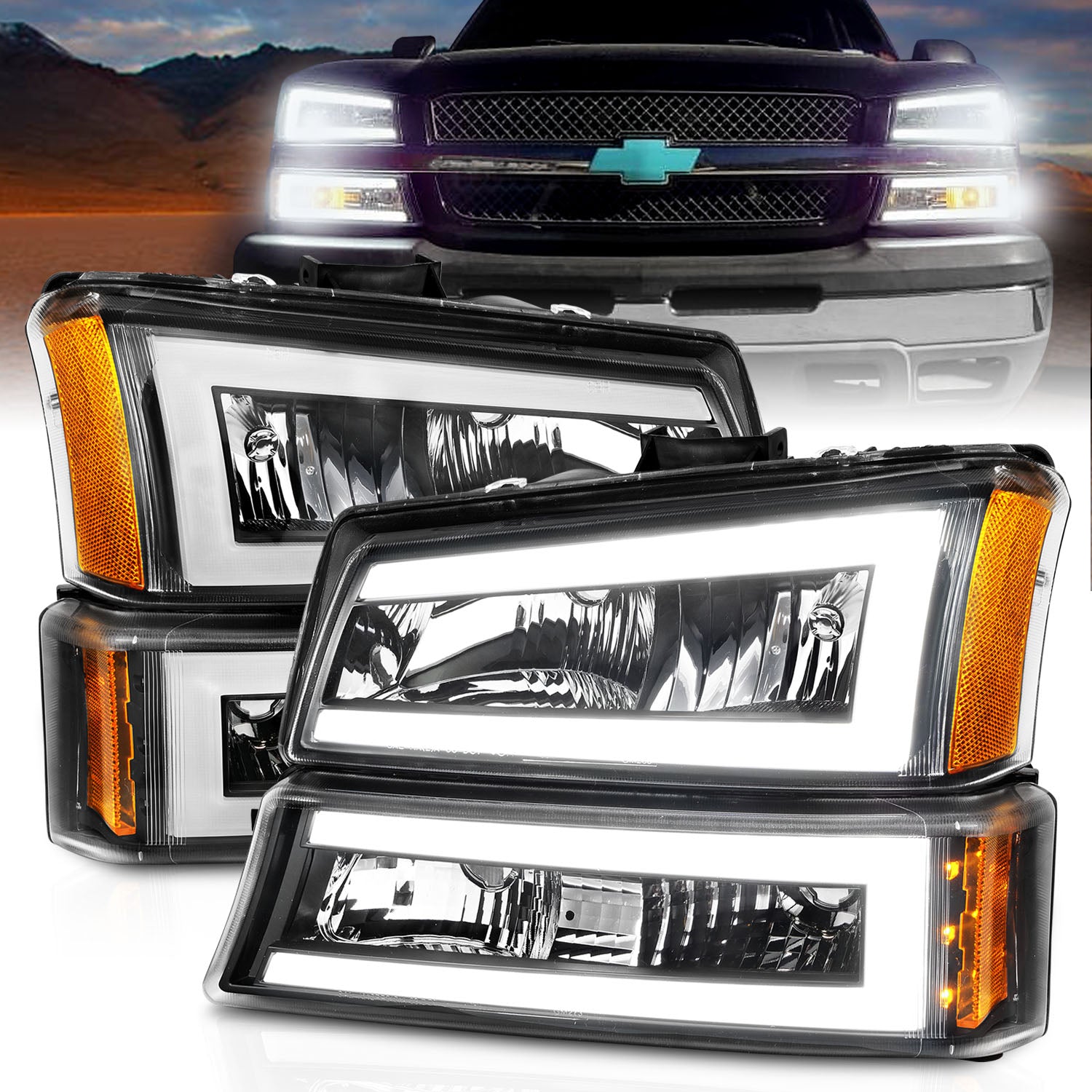 ANZO USA 111501 - Headlight Assembly