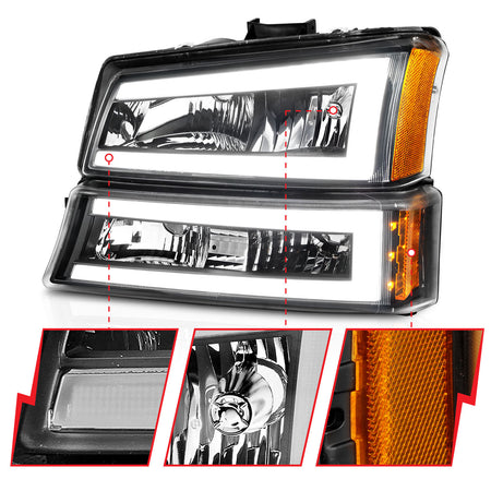 ANZO USA 111501 - Headlight Assembly