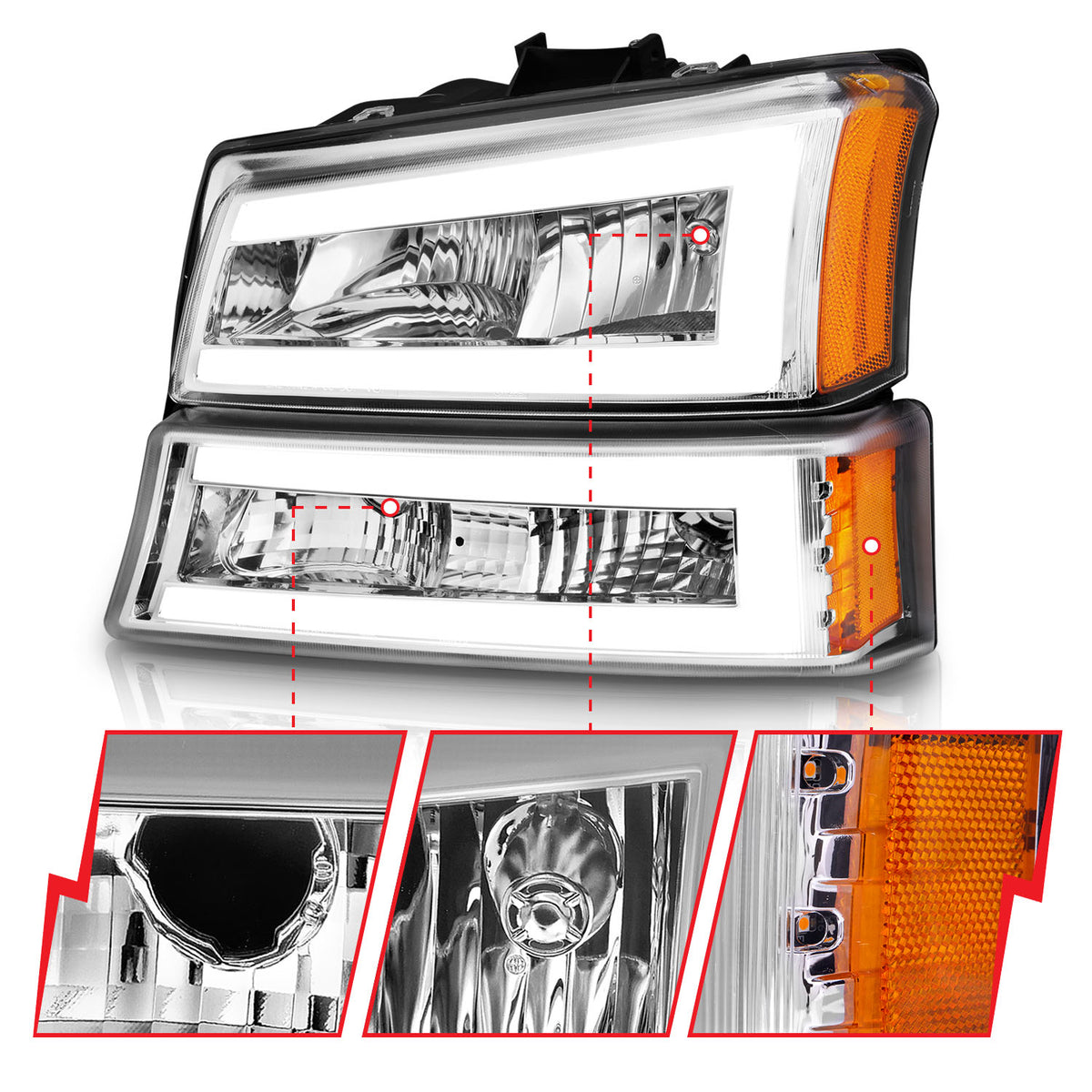 ANZO USA 111502 - Headlight Assembly