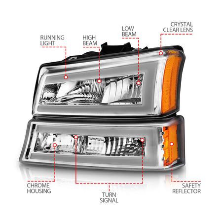 ANZO USA 111502 - Headlight Assembly