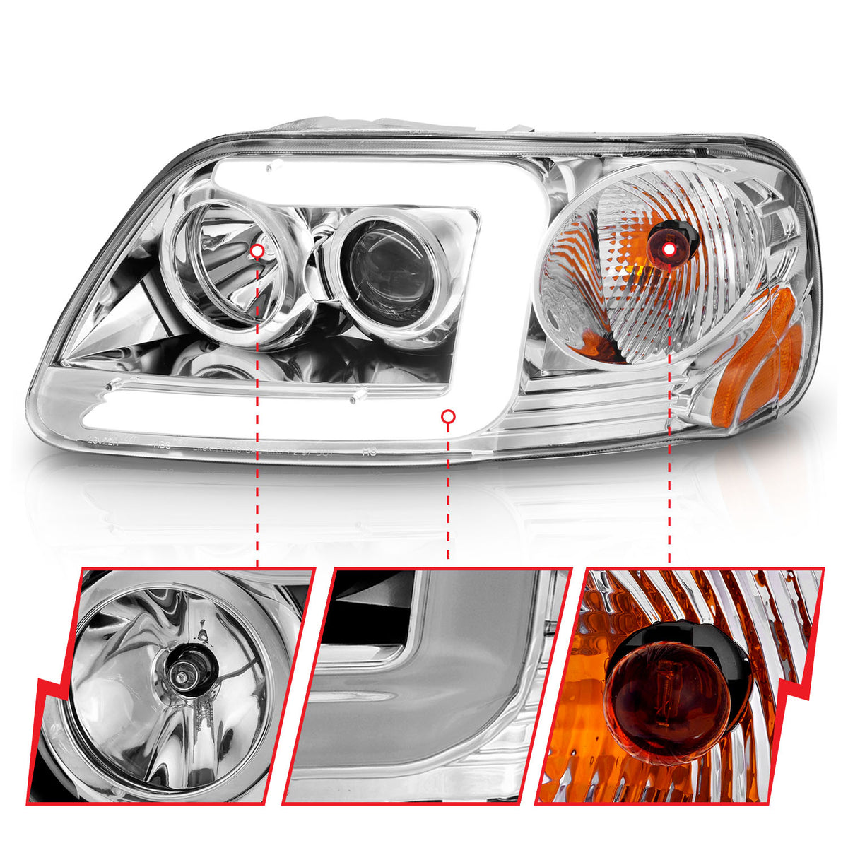 ANZO USA 111504 - Headlight Assembly