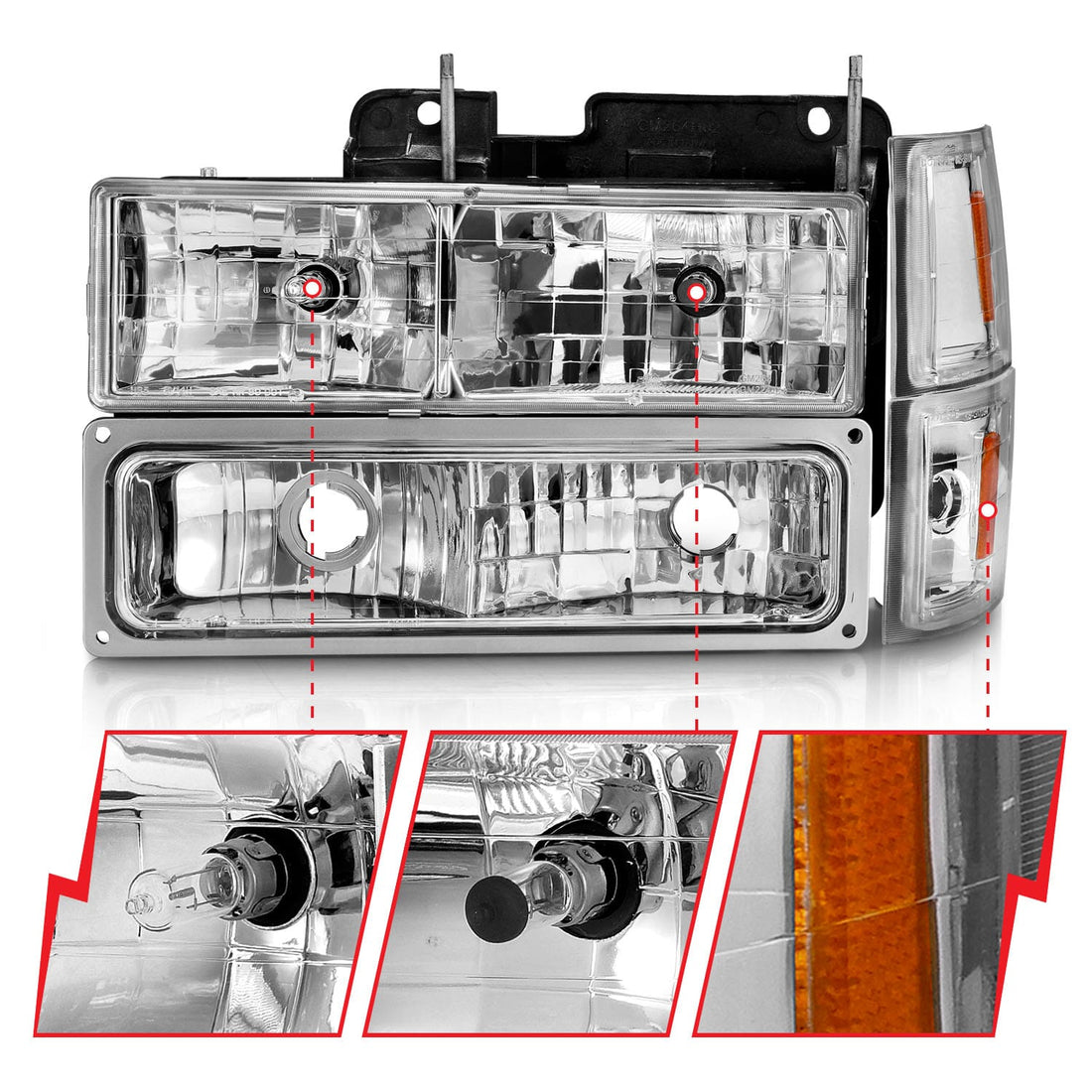ANZO USA ANZO USA 111506 Headlight Assembly