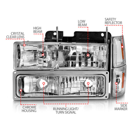 ANZO USA 111506 - Headlight Assembly