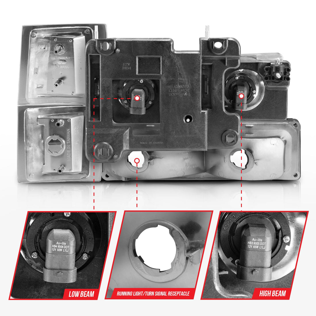 ANZO USA ANZO USA 111506 Headlight Assembly