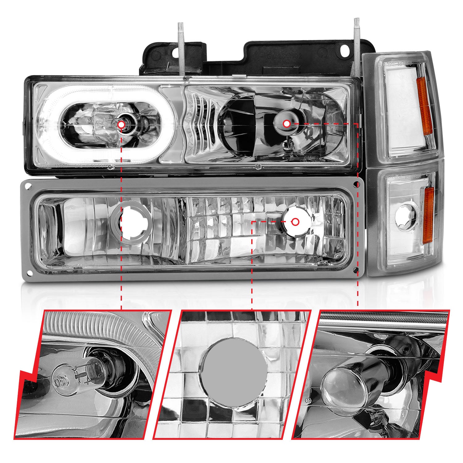 ANZO USA 111508 - Headlight Assembly