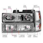 ANZO USA ANZO USA 111508 Headlight Assembly