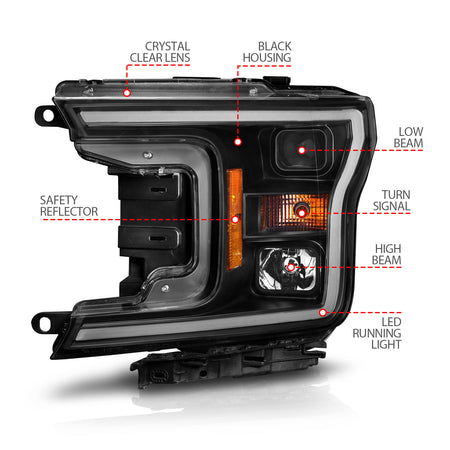 ANZO USA 111509 - Headlight Assembly