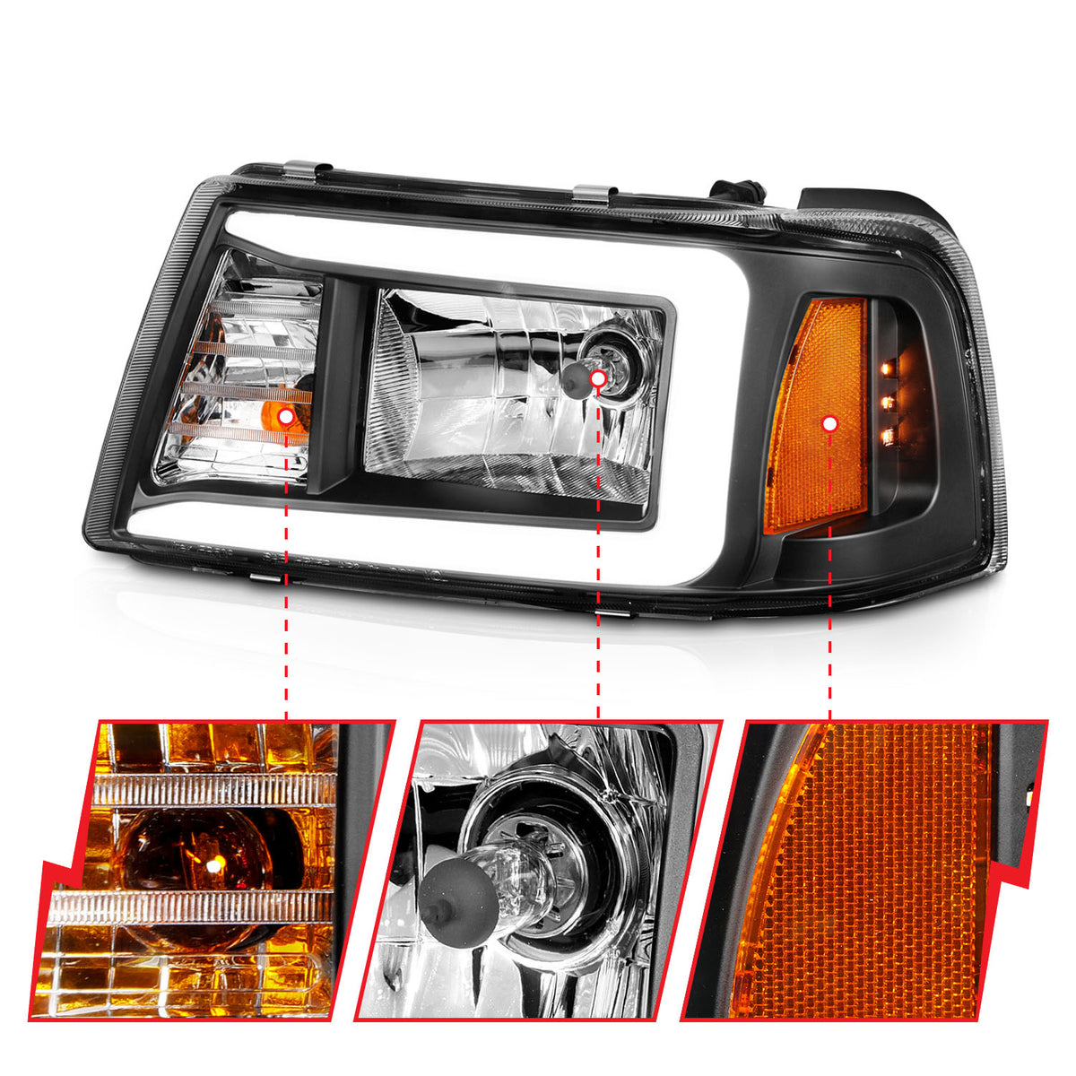 ANZO USA 111511 - Headlight Assembly