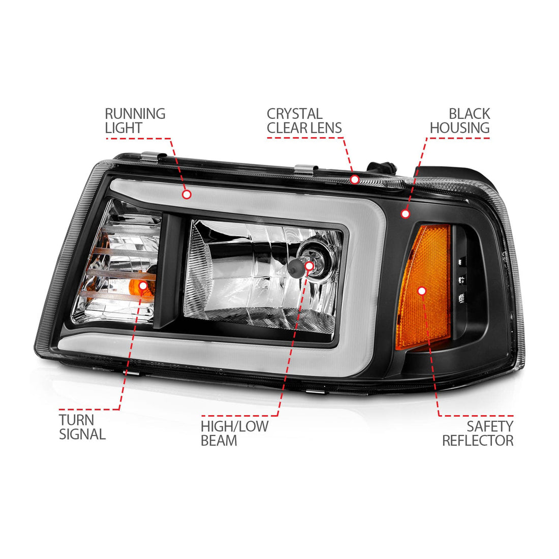 ANZO USA ANZO USA 111511 Headlight Assembly