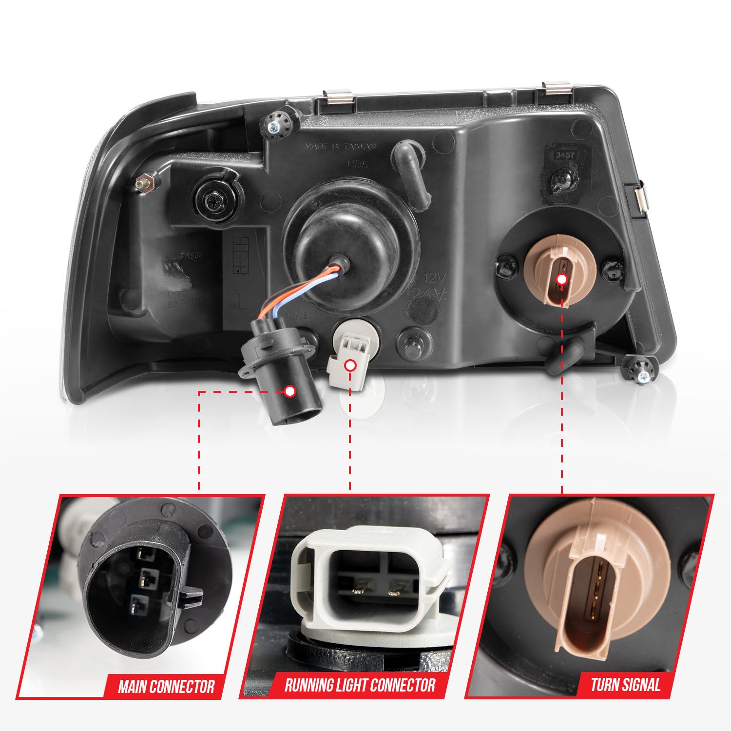 ANZO USA 111511 - Headlight Assembly