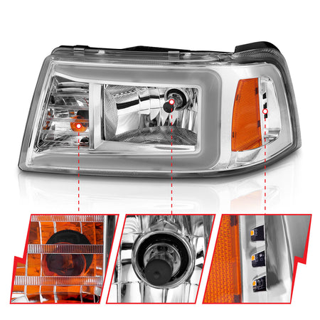 ANZO USA 111512 - Headlight Assembly