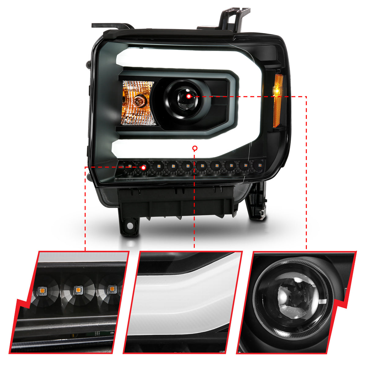 ANZO USA 111513 - Headlight Assembly