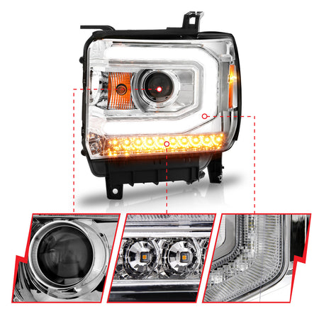 ANZO USA 111514 - Headlight Assembly