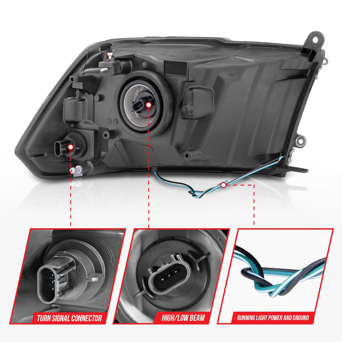 ANZO USA ANZO USA 111516 Headlight Assembly