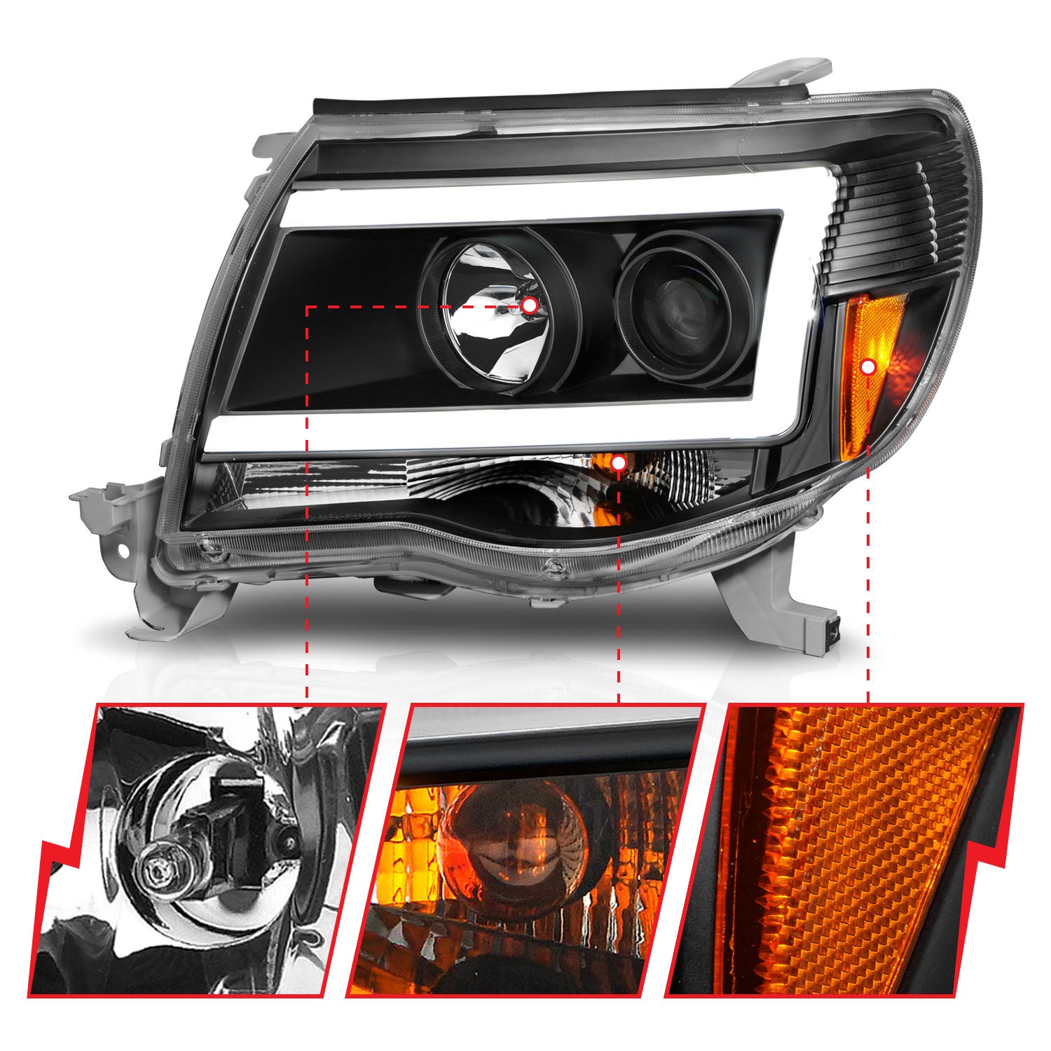 ANZO USA 111517 - Headlight Assembly