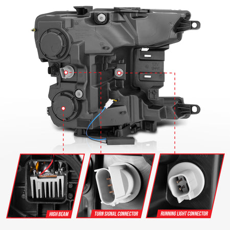 ANZO USA 111521 - LED Projector Headlight 5