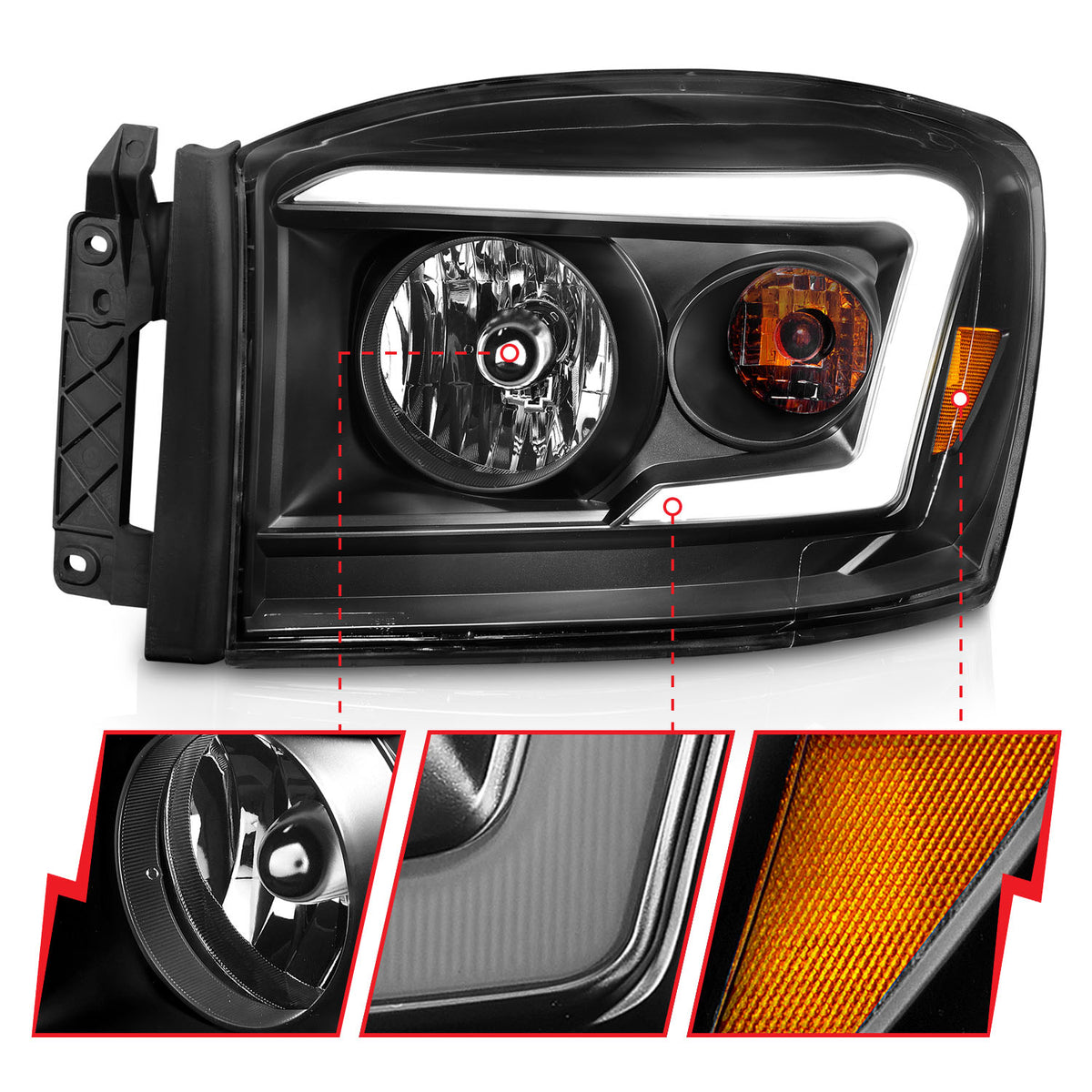 ANZO USA 111524 - Headlight Assembly