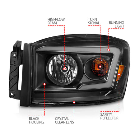 ANZO USA 111524 - Headlight Assembly