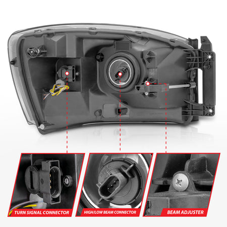 ANZO USA 111525 - Headlight Assembly