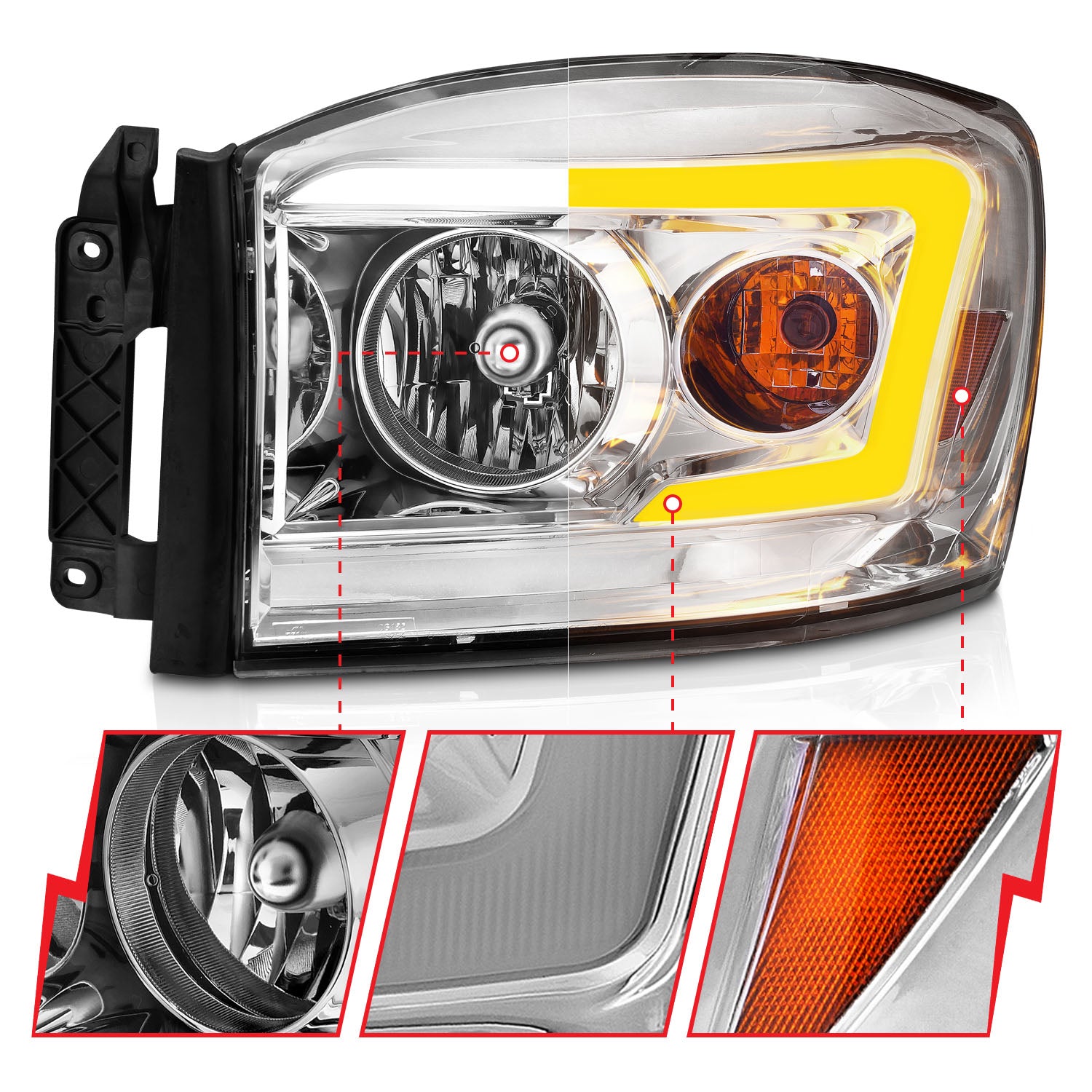 ANZO USA 111527 - Headlight Assembly
