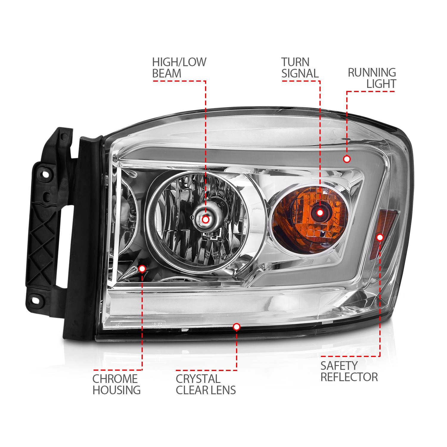 ANZO USA 111527 - Headlight Assembly